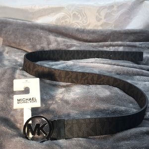 NWT AUTHENTIC MICHAEL KORS REVERSIBLE BELT MEDIUM